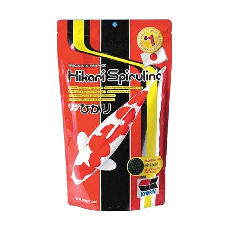 Jual Hikari Spirulina Pakan Koi [Mini Pellet @500gr] by 