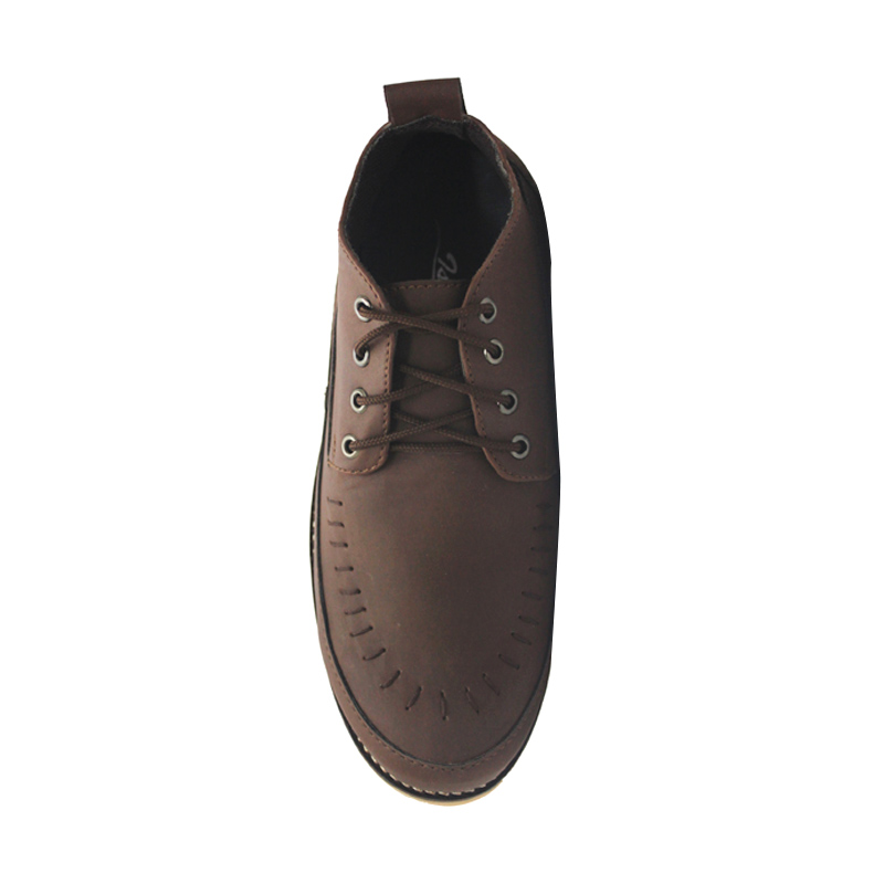 D-Island Shoes Royale Low Boots England Sepatu Pria - Cokelat Tua
