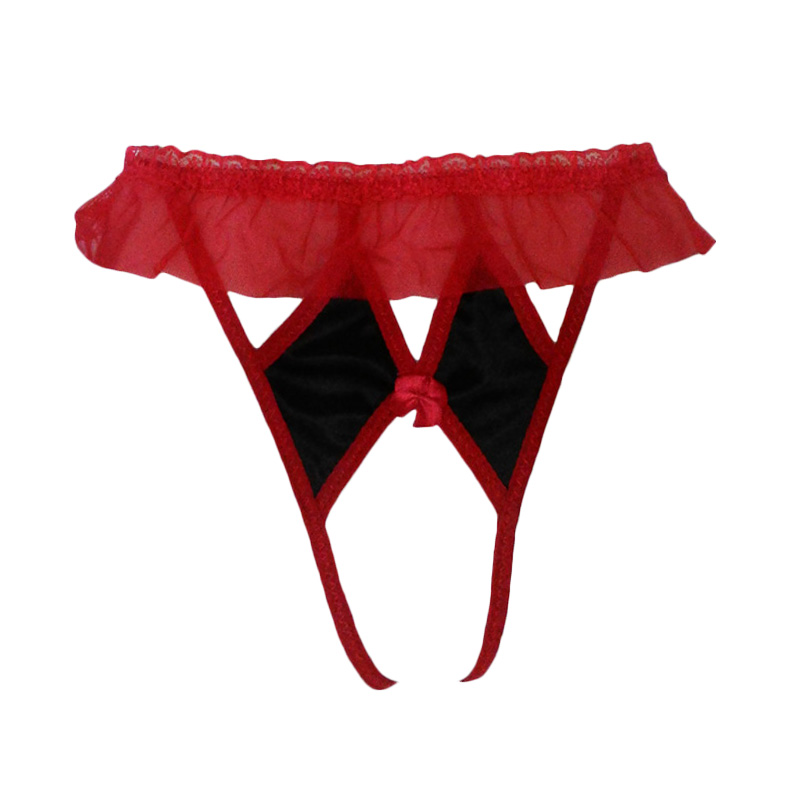 Jakarta Lingerie JLG087 Gstring Sexy Open Crotch - Red