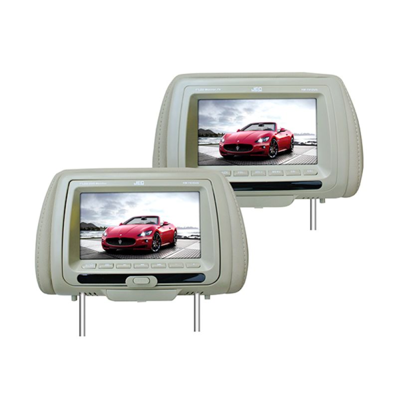 Jual Jec Hm791 Dvd Beige Headrest Monitor Mobil [7 Inch] Di Seller