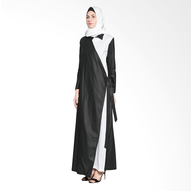 Jenahara quilla jbb 010 d dress muslim black white Jenahara quilla jbb 010 d dress muslim black white