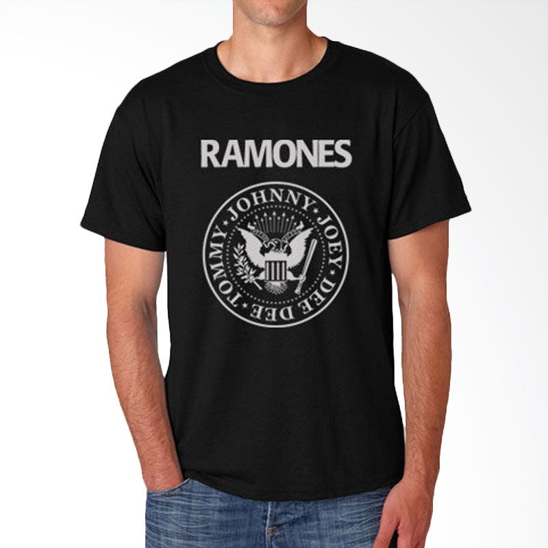 JersiClothing Ramones Velvet Flock Print Black Kaos Pria Extra diskon 7% setiap hari Extra diskon 5% setiap hari Citibank – lebih hemat 10%