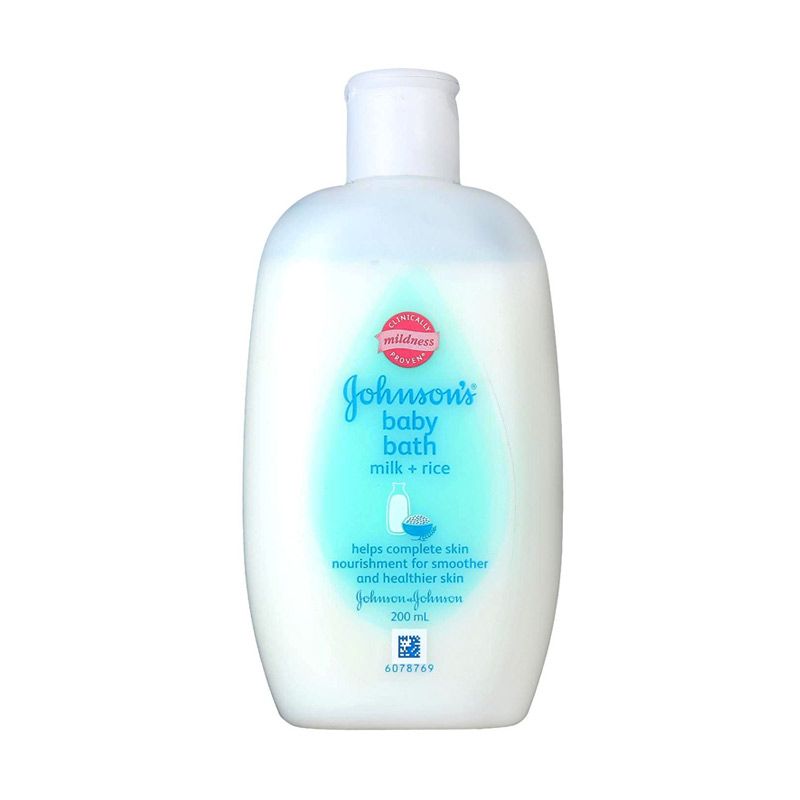 Jual Johnson's Baby Bath Milk + Rice [200ml] di Seller