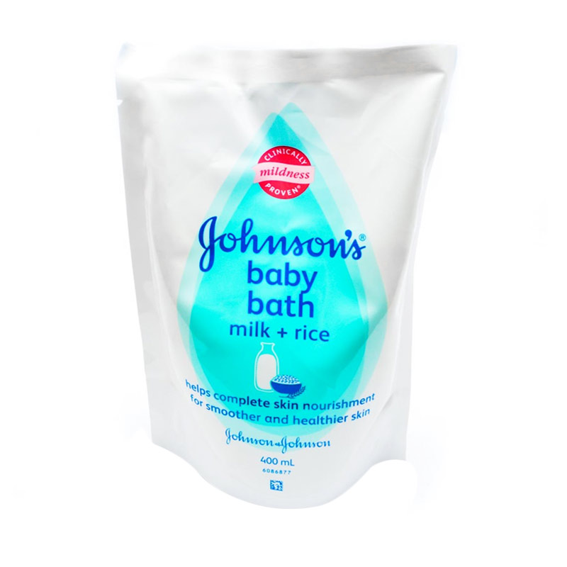 jual johnson s baby bath milk rice refill 400 ml 2pcs jual johnson s baby bath milk rice refill 400 ml 2pcs