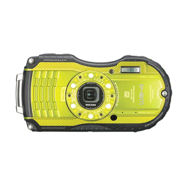Ricoh WG 4 Yellow Lime Kamera Pocket