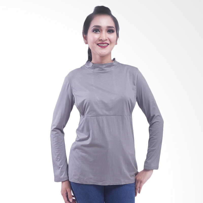 jual just manset aisha baju menyusui light grey jual just manset aisha baju menyusui light grey