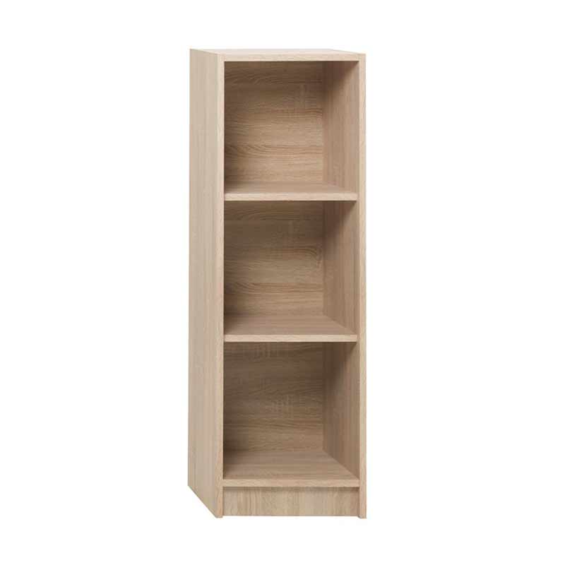 Jual JYSK Bookcase Horsens Shelves Slim Brushed Oak Rak  