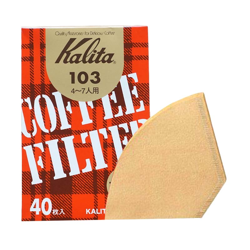 Jual Kalita Paper Filter 103 Brown Penyaring Kopi [40 Pcs] Coklat di Seller PT Opal Coffee