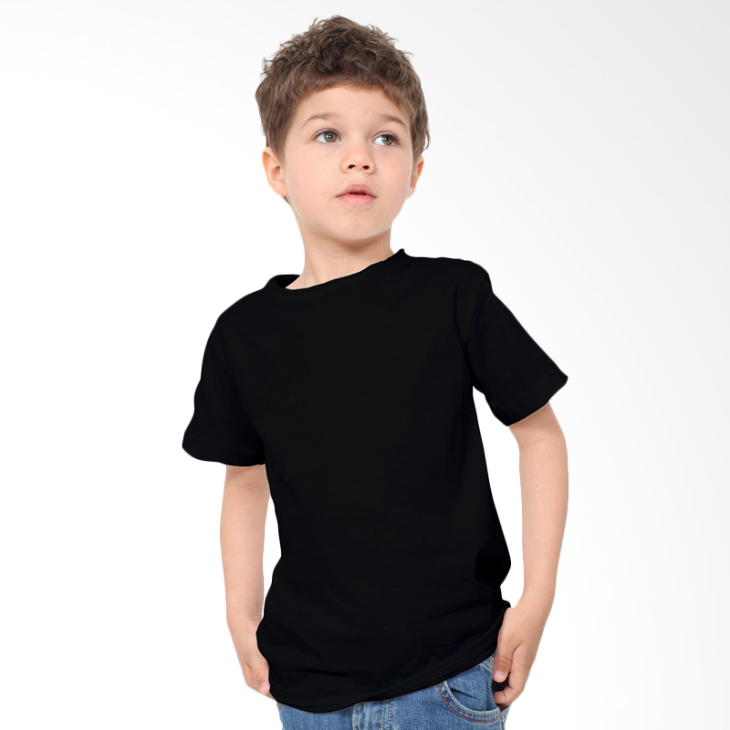 Jual KaosYES Kaos Polos T Shirt Anak Hitam Online 