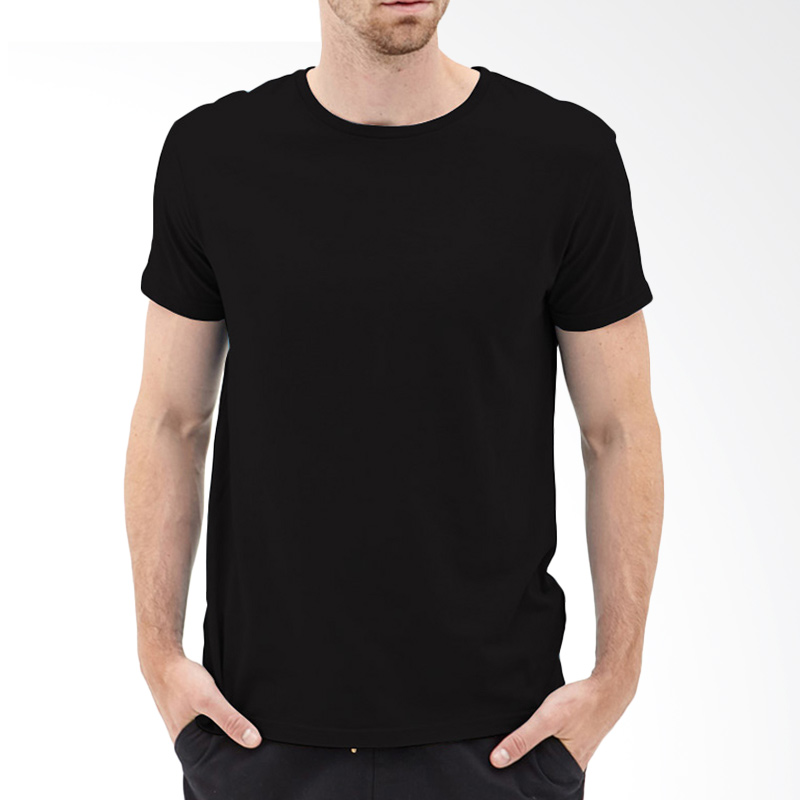 KaosYES Kaos T-Shirt Polos O-Neck Lengan Pendek - Hitam Extra diskon 7% setiap hari Extra diskon 5% setiap hari Citibank – lebih hemat 10%