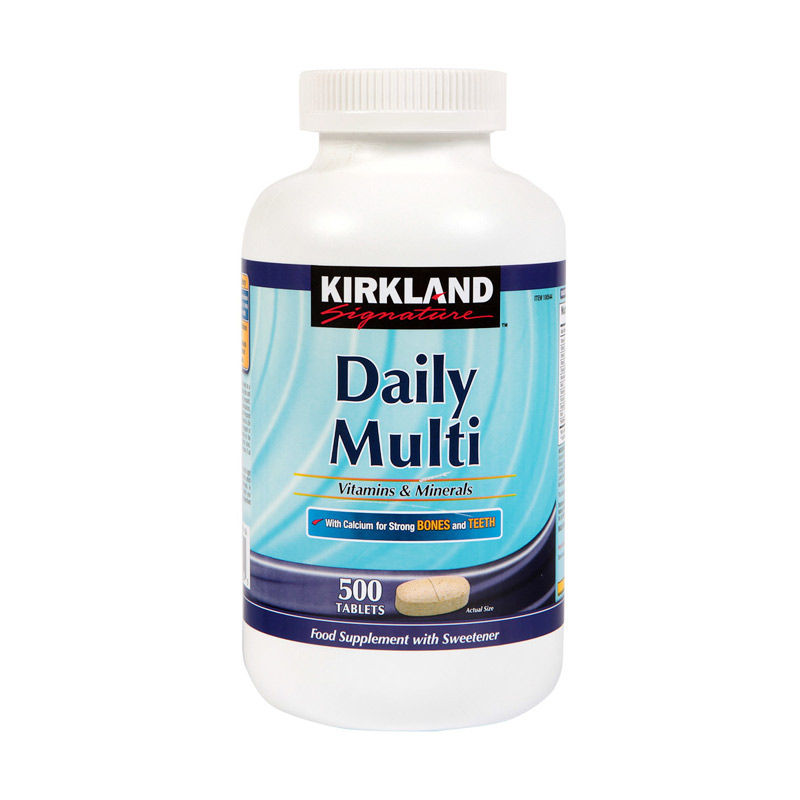 Jual kirkland signature daily multivitamin 500 tablets di seller viva