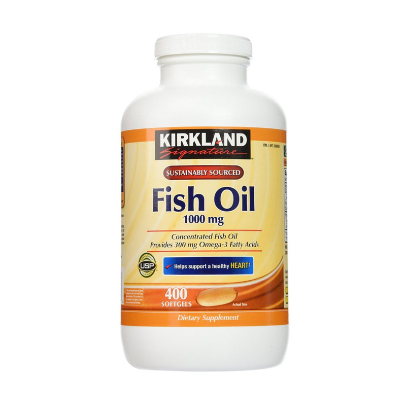 Promo Kirkland Signature Omega 3 Fish Oil Concentrate Softgel [400