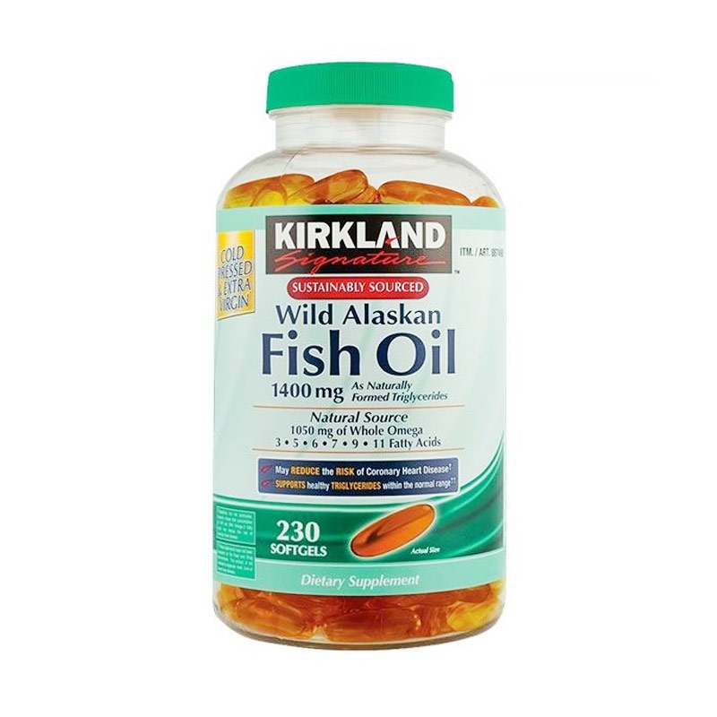 Jual Kirkland Signature Wild Alaskan Fish Oil Multivitamin [230