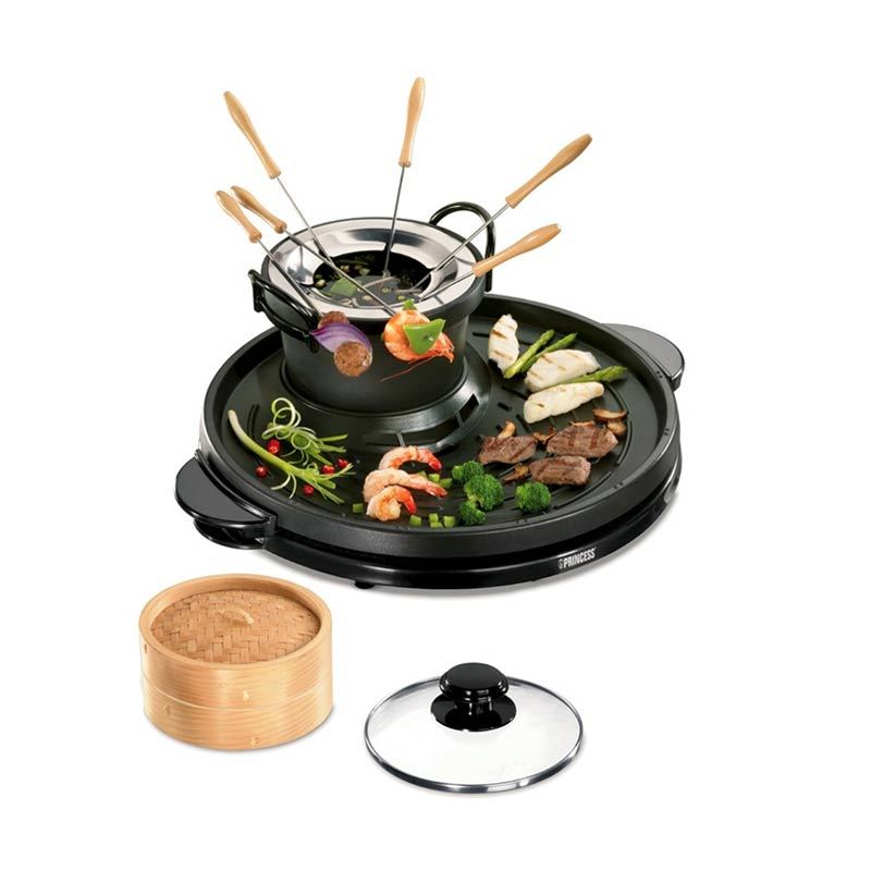 Jual Princess Classic Grill Fondue & Steamer 162290 Online