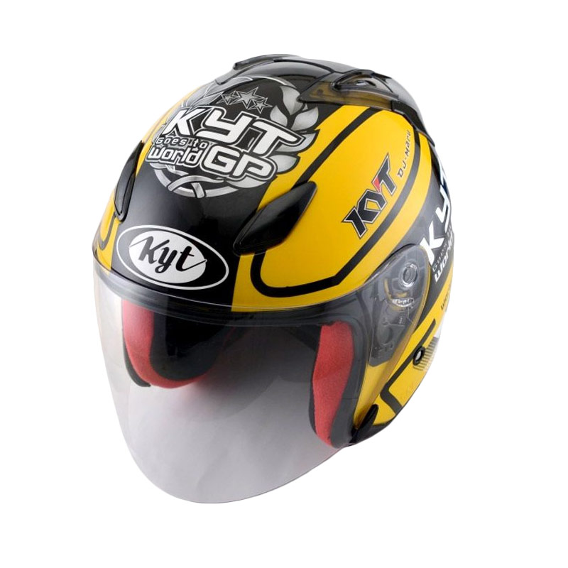 Jual KYT DJ Maru #11 Helm Half Face - Yellow Gunmetal di Seller Almer