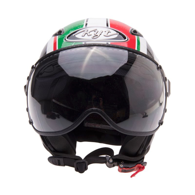 jual iims kyt elsico white green helm half jual iims kyt elsico white green helm half