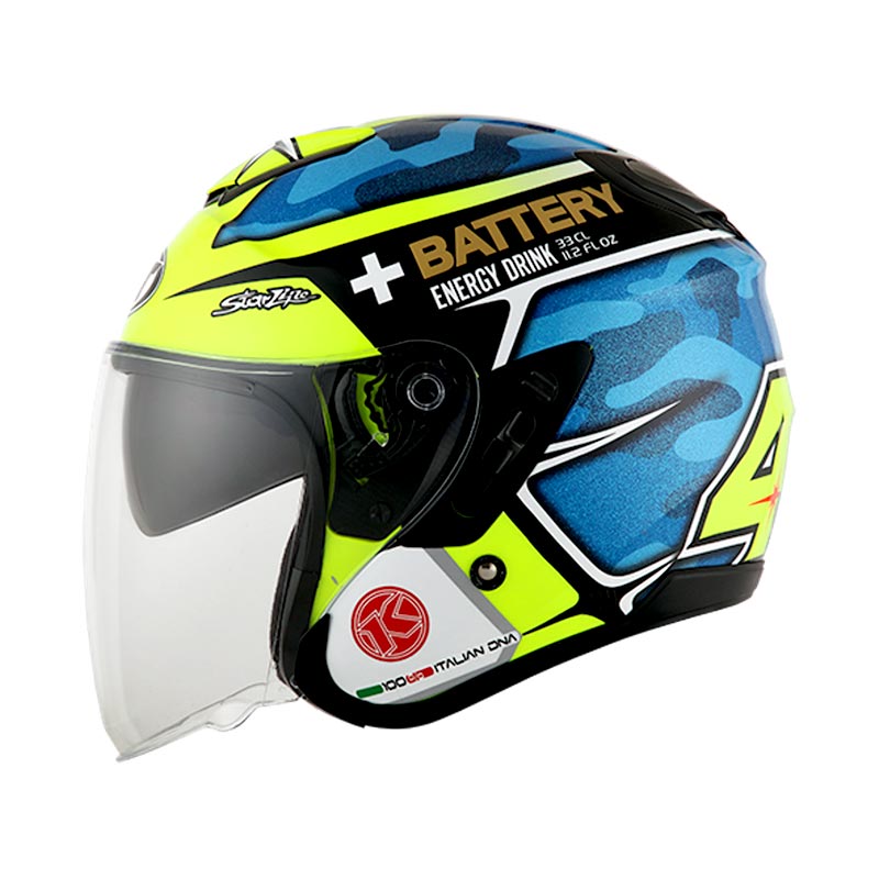 Jual KYT Kyoto 2 Aleix Espargaro Replica Helm Half Face 