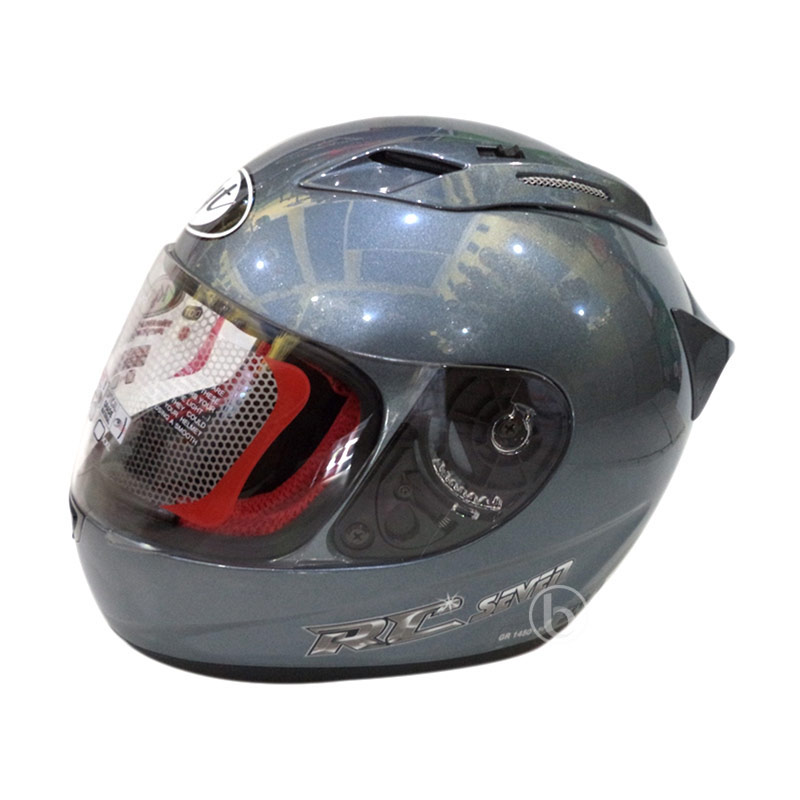 Jual KYT RC Seven Helm Full Face Solid Gunmetal XXL di Seller