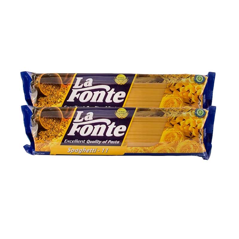 Jual La Fonte Spaghetti Makanan Instan [450 g/2 pcs