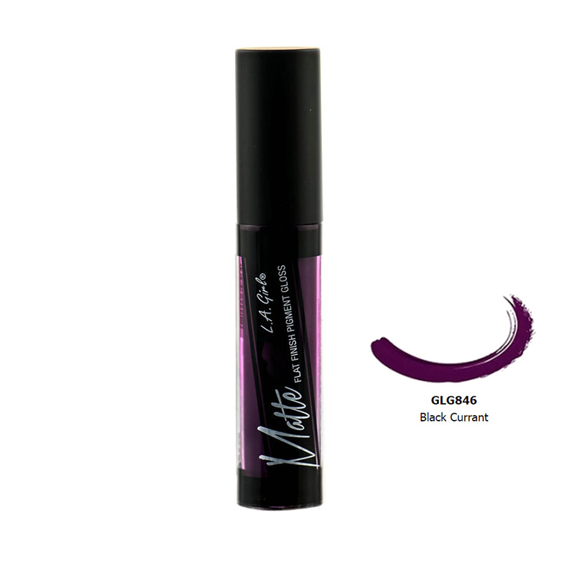 Jual LA Girl Matte Pigment Gloss Black Currant Lipstik