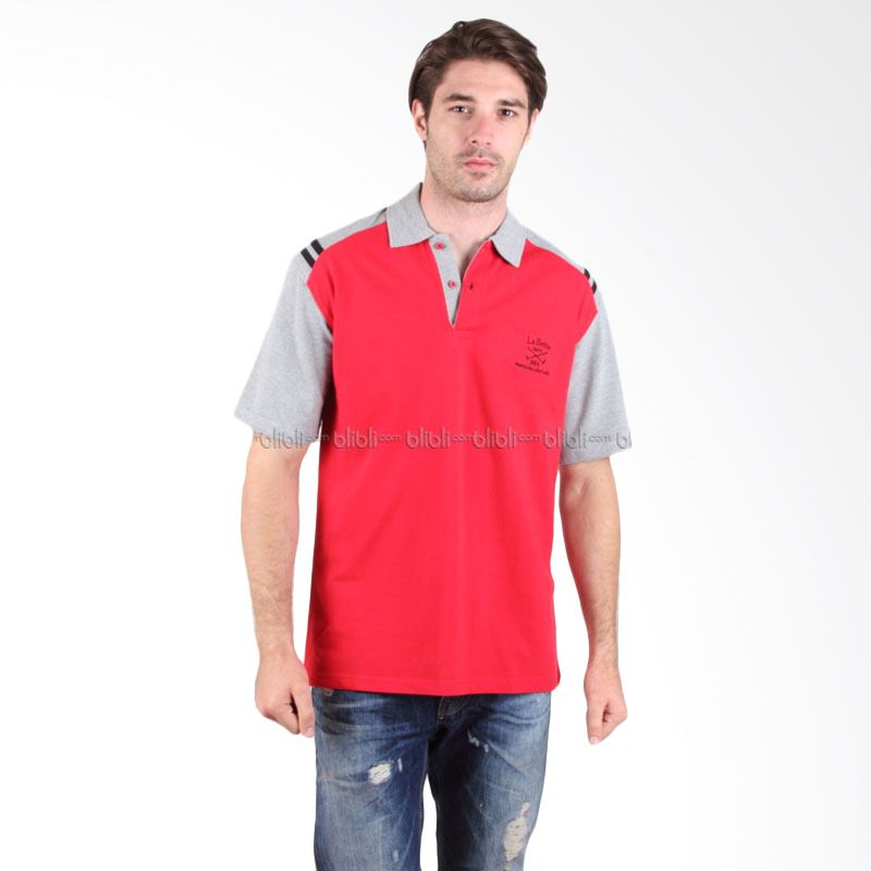Labette Polo Shirt 102461407 Red With Light Grey Sleeve Extra diskon 7% setiap hari Extra diskon 5% setiap hari Citibank – lebih hemat 10%
