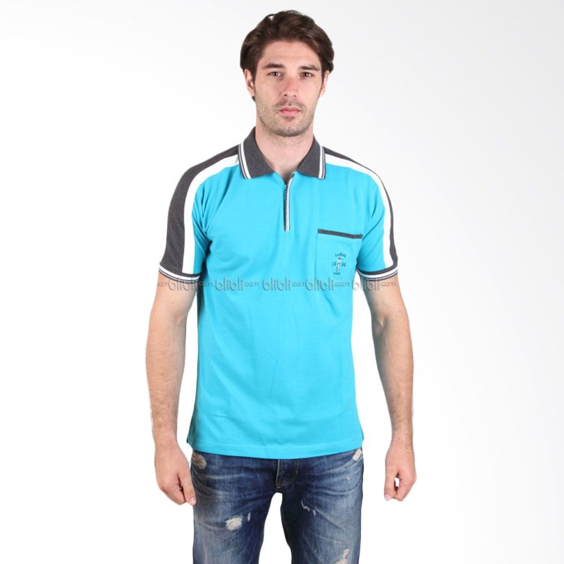 Labette Polo Shirt 102462114 Light Blue Stripe Sleeve Extra diskon 7% setiap hari Extra diskon 5% setiap hari