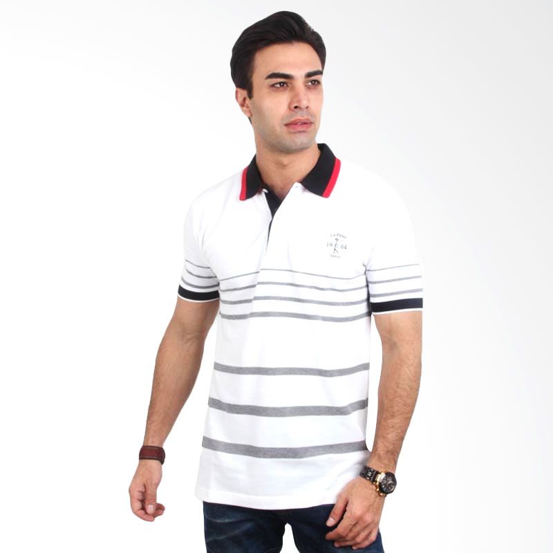 Labette Polo Shirt White Stripe Light Grey Extra diskon 7% setiap hari Extra diskon 5% setiap hari Citibank – lebih hemat 10%