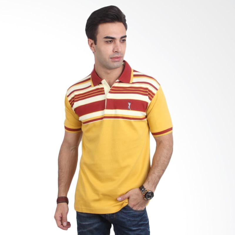 Labette Polo Shirt Yellow Stripe Labette Polo Shirt Yellow Stripe