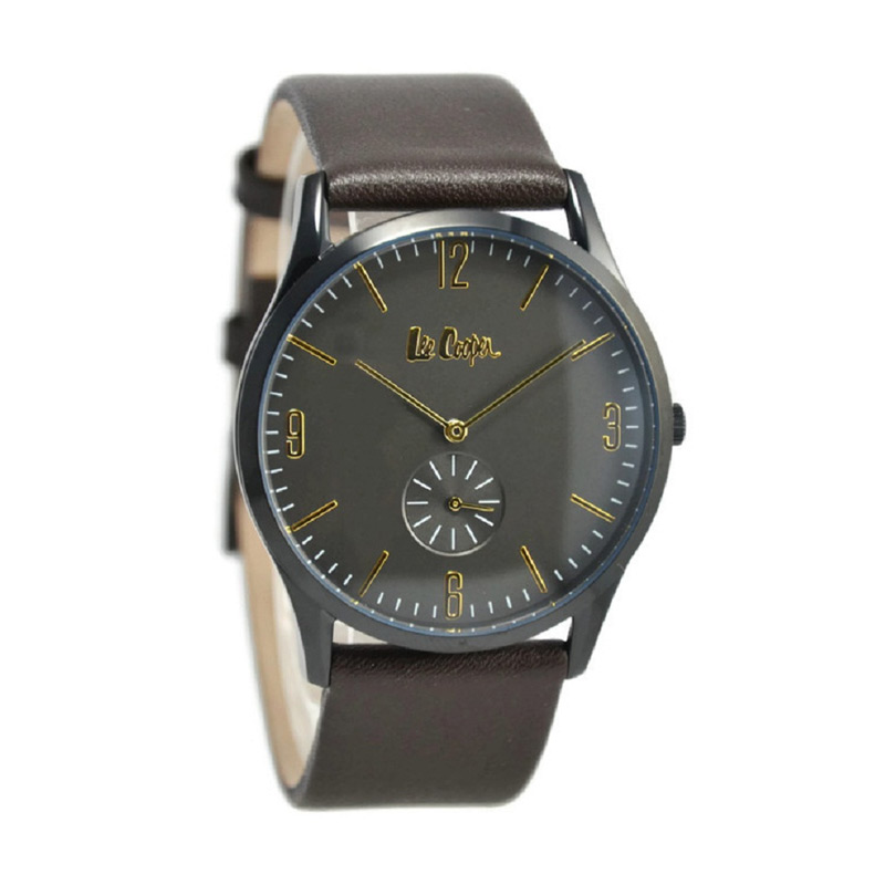 Lee Cooper LC-11G-A Jam Tangan Pria - Coklat Tua