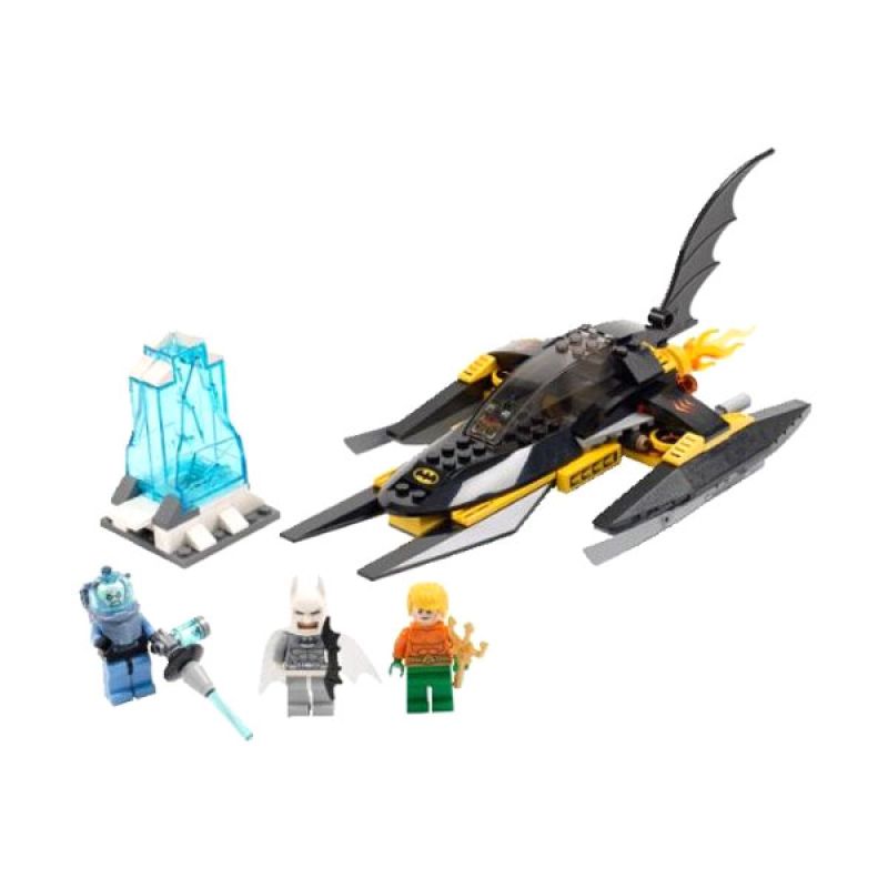 LEGO Arctic Batman Vs Aquaman On Ice 76000 Mainan Blok Puzzle