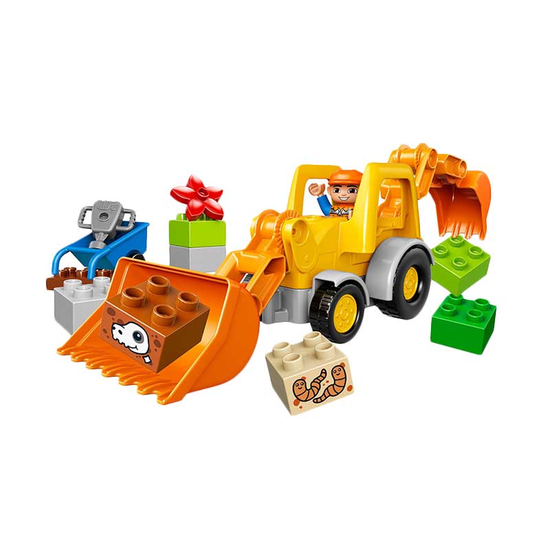 Jual Lego Duplo 10811 Backhoe Loader Mainan Anak Online 