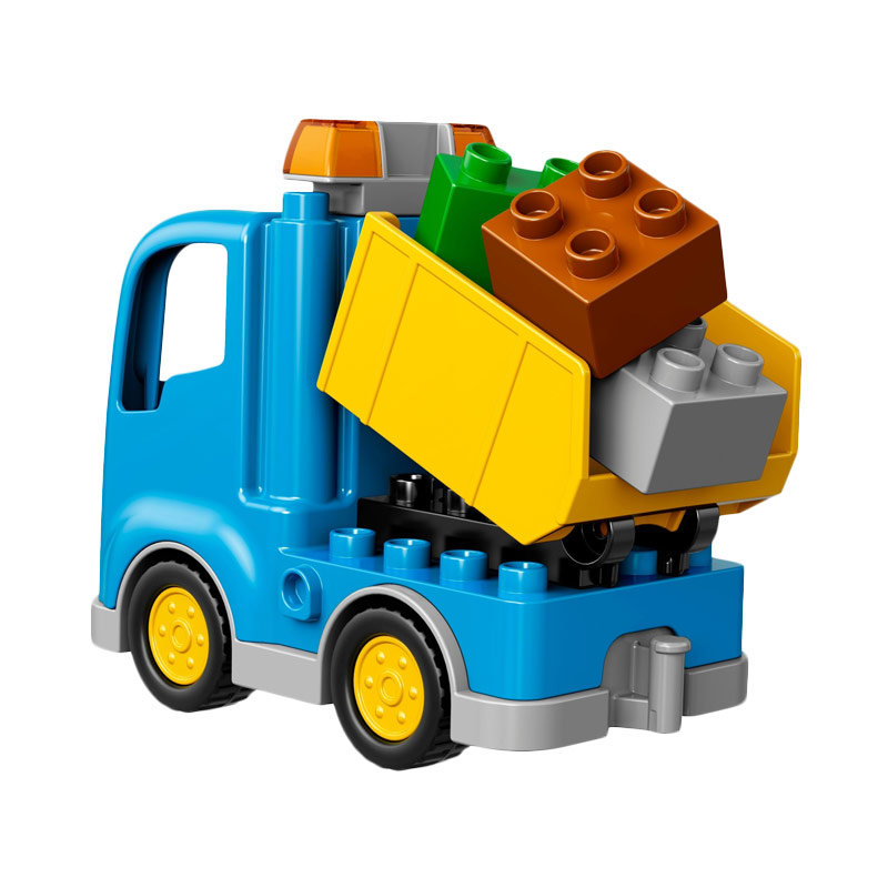 lego duplo truck & tracked excavator