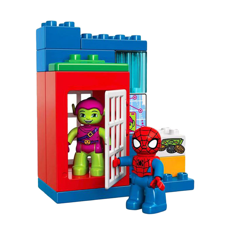 duplo spiderman truck