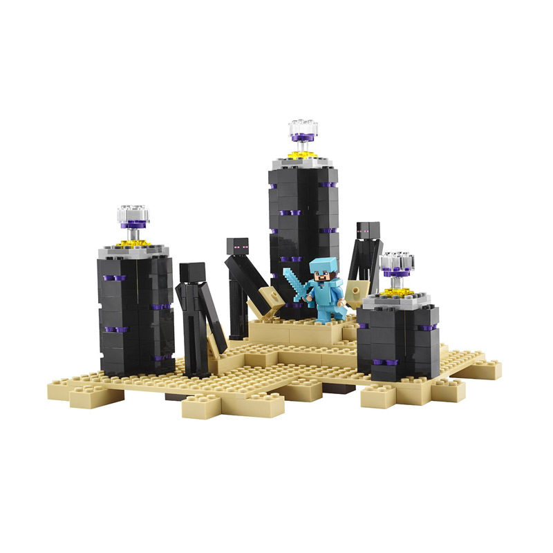 lego minecraft the ender dragon 21117 mainan block puzzle