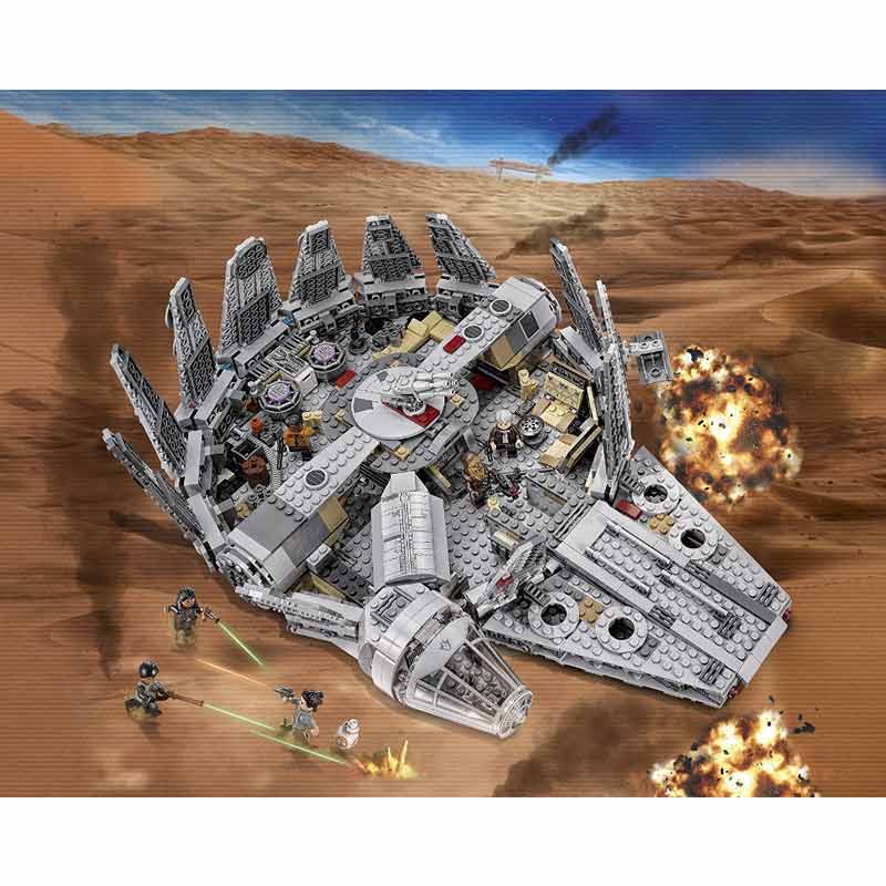 Jual LEGO Star Wars 75105 Millennium Falcon Mainan Blok Puzzle