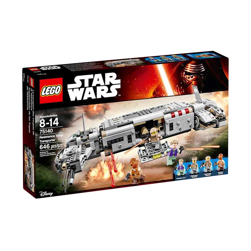Jual LEGO Star Wars 75140 Resistance Troop Transport Mainan Blok ...