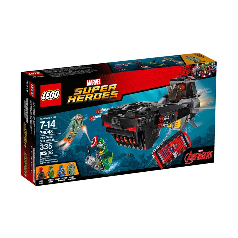 lego iron skull sub attack