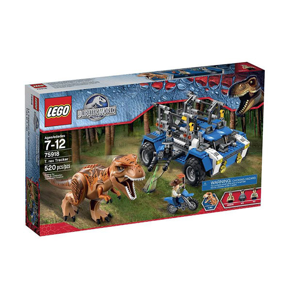 lego jurassic world t rex tracker