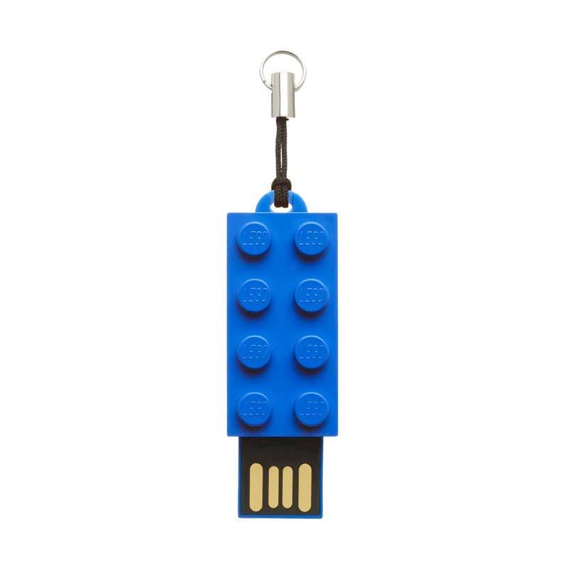 Jual LEGO USB Flashdisk 16GB [P-FDI16GLEGOB-GE] [USB Biru/Brick Merah
