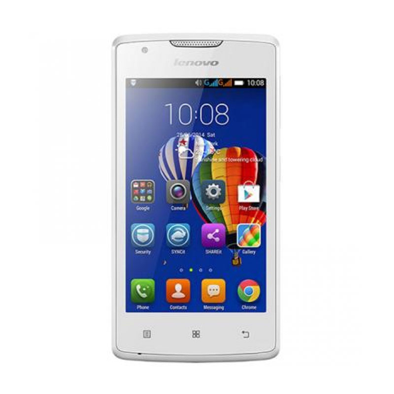 Jual Lenovo A1000 Smartphone - White [8GB/ 1GB] Online 