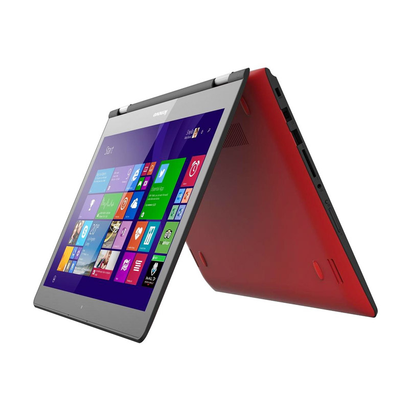 Jual Lenovo Yoga 500 Red Notebook [Intel i5-6200U/RAM 4 GB