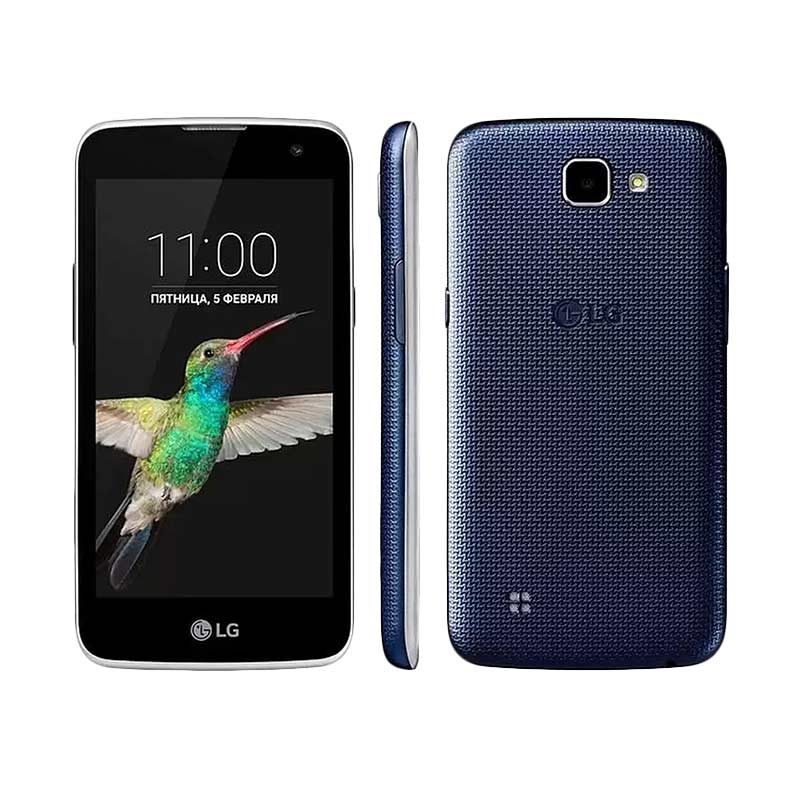 LG K4 Dual SIM Smartphone - Hitam Biru [LTE/8 GB]