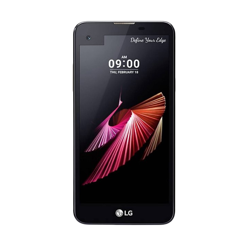 LG X Screen Smartphone - Hitam [16 GB]