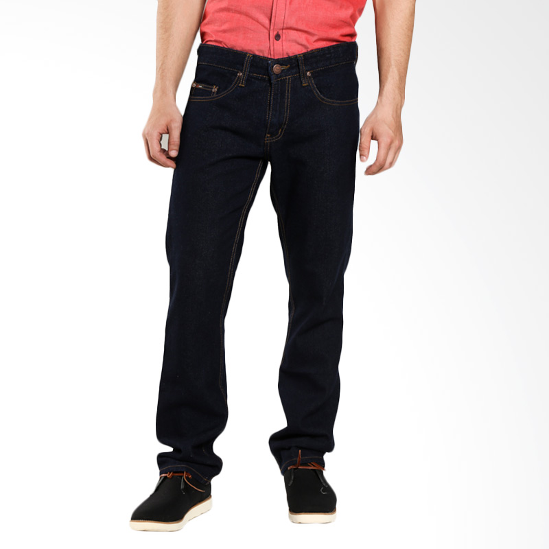 LGS Regular Fit Basic Model JJT.405.88.1.C Black Celana Jeans Pria