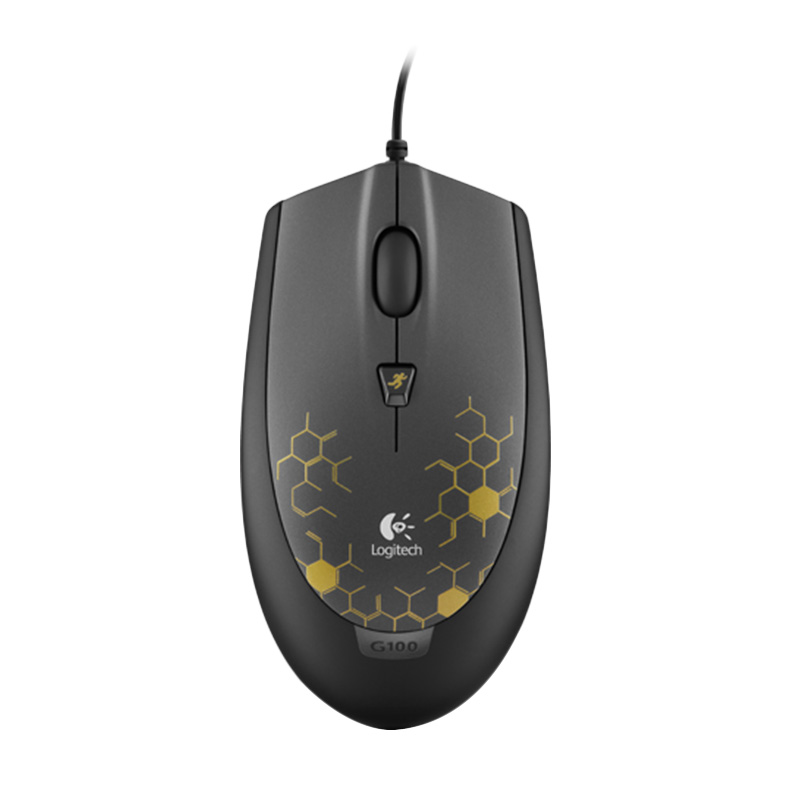 Jual Logitech G100 Gaming Mouse - Gold Matte [2500 DPI/910