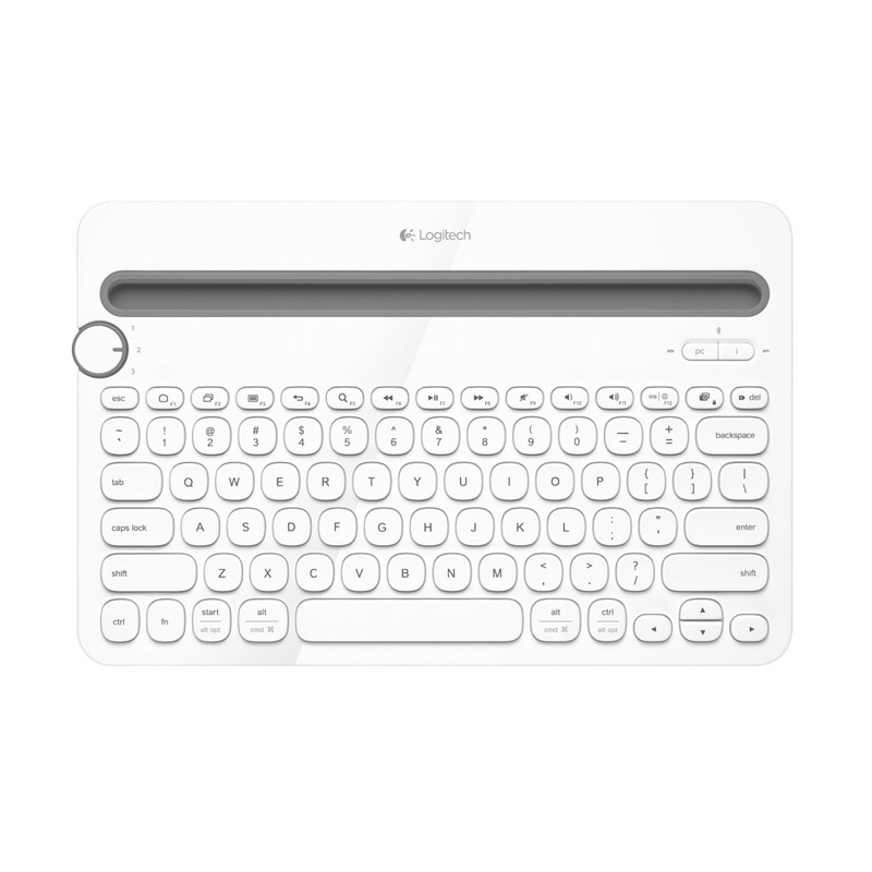Jual Logitech K480 Bluetooth Multi-Device Keyboard - Putih di Seller