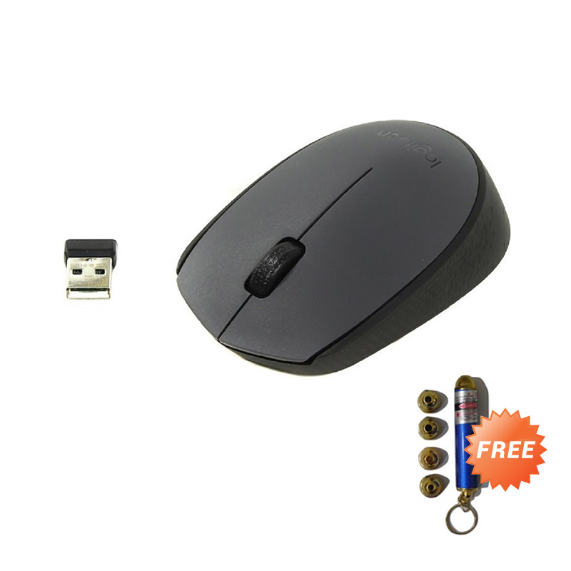 Jual Logitech M170 Wireless Mouse - Hitam Free Gantungan Laser Online