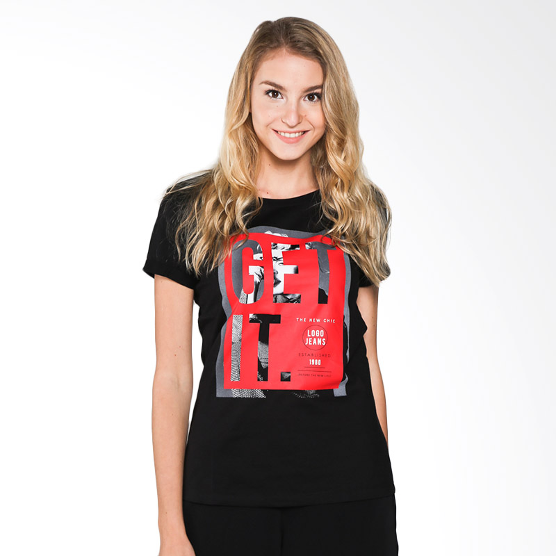 Logo Jeans-Get It Tee 12377L4BK T-Shirt - Black