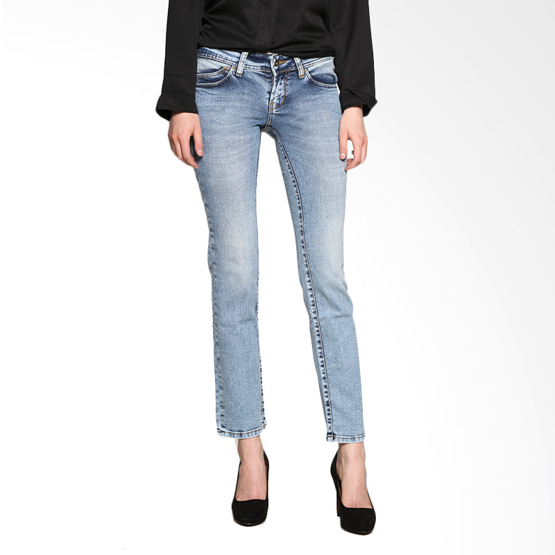 Lois Girl FT 18631 Straight Denim Fashion Pants - Blue Bottom