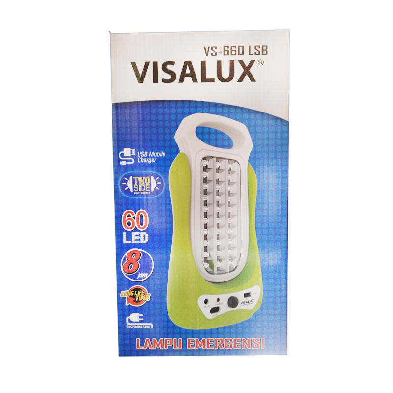 Jual Luby Visalux VS-660 Lsb (Emergency 2 Layar + USB 